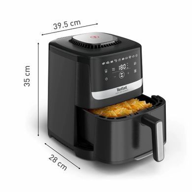 Tefal Мультипечь Easy Fry Silence, 1670Вт, чаша-5л, сенсорное управл., пластик, черный EY5528E0 фото