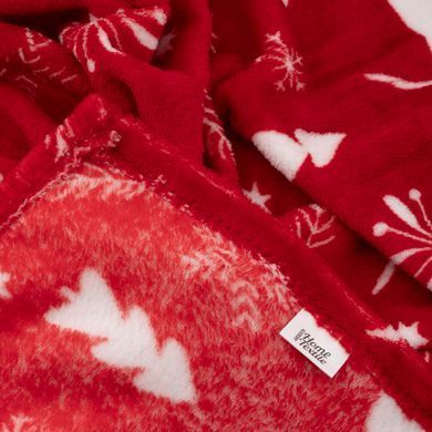 ARDESTO Плед Ardesto Christmas Flannel 160х200см, 100% поліестер, олені, червоний