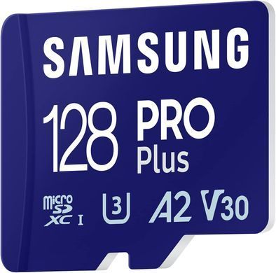 Samsung Карта памяти microSDXC 128GB C10 UHS-I R180MB/s PRO Plus MB-MD128SA/EU фото