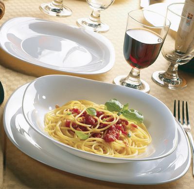 Тарілка обідня Bormioli Rocco PARMA, 27x27 см, опал. скло 498860F27321990 фото