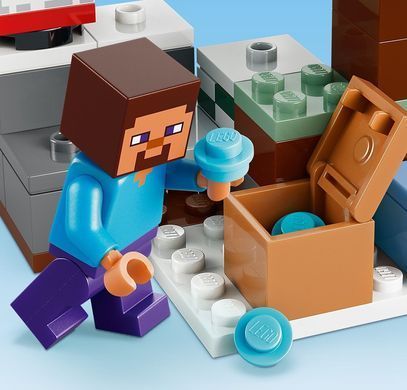LEGO Конструктор LEGO Minecraft Пригоди Стіва в тайзі 21583 фото