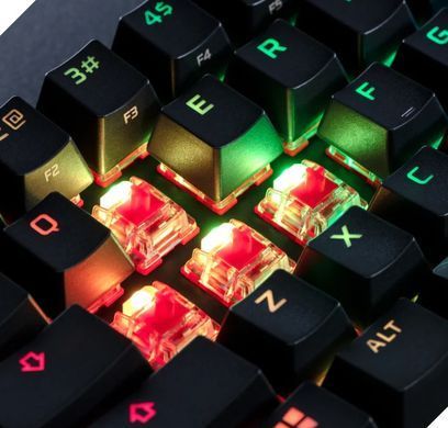 HyperX Клавиатура Alloy Origins 60 Red USB RGB ENG/RU Black 4P5N0AA фото