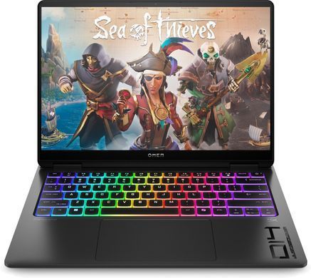 HP Ноутбук OMEN Transcend 14-fb1015ua 14" 3K OLED, Intel U7-255H, 32GB, F2048GB, NVD5060-8, DOS, чорний C3US7EA фото