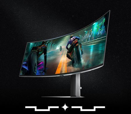 Samsung Монітор 48.7"Odyssey G9 49DG910 HDMI, DP, USB, USB-C, OLED, 5120x1440, 32:9, 144Hz, 0.3ms, CURVED LS49DG910SIXUA фото