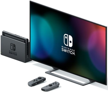 Nintendo Игровая приставка Switch (серый) 4902370551198 фото