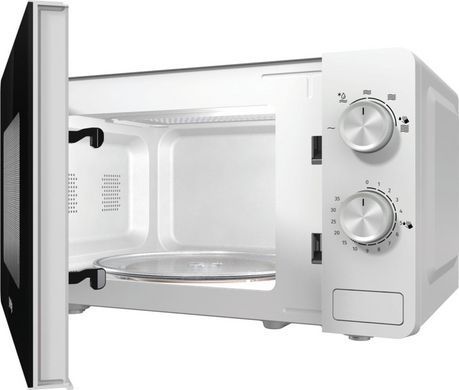 Gorenje Микроволновая печь, 20л, мех. управл., 800Вт, белый MO20E1W фото