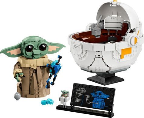 LEGO Конструктор LEGO Star Wars Ґроґу в повітряній колисці 75403 фото