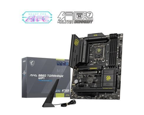 MSI Материнcкая плата MAG B860 TOMAHAWK WIFI s1851 B860 4xDDR5 M.2 HDMI DP WiFi BT ATX 911-7E39-001 фото