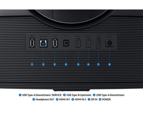 Samsung Монітор Samsung 37" G7 G75F 4K HDMI, DP, USB, VA, 3840x2160, 165Hz, 1ms LS37FG756EIXUA фото