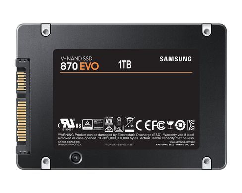 Samsung Накопитель SSD 2.5" 500GB SATA 870EVO MZ-77E500B/EU фото