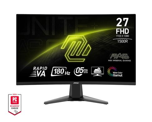 MSI Монитор 27" MAG 27C6F 2xHDMI, DP, Audio, VA, 180Hz, 0.5ms, sRGB 93%, CURVED, AdaptiveSync 9S6-3CE11M-001 фото