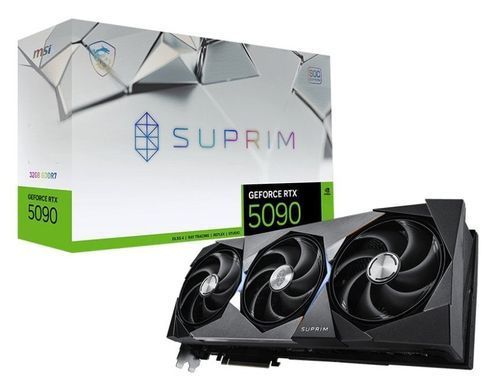 MSI Видеокарта GeForce RTX 5090 32GB GDDR7 SUPRIM SOC 912-V530-012 фото