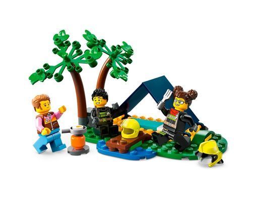 LEGO Конструктор City Пожарный внедорожник со спасательной лодкой 60412 фото
