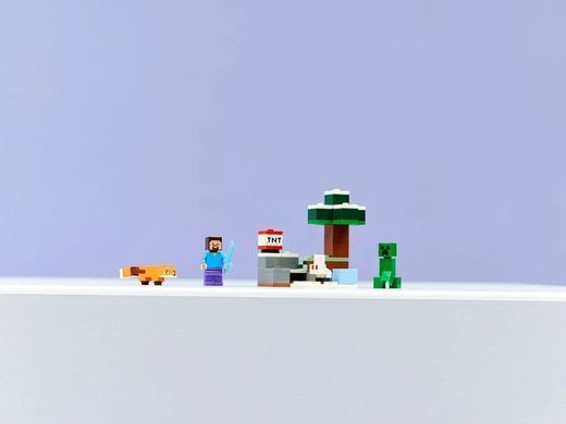 LEGO Конструктор LEGO Minecraft Пригоди Стіва в тайзі 21583 фото