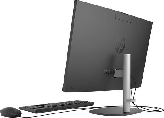 HP Комп'ютер персональний моноблок HP 240-G10 23.8" FHD IPS AG, Intel i5-1334U, 16GB, F512GB, UMA, WiFi, кл+м, 3р, DOS, чорний A54ZQET фото