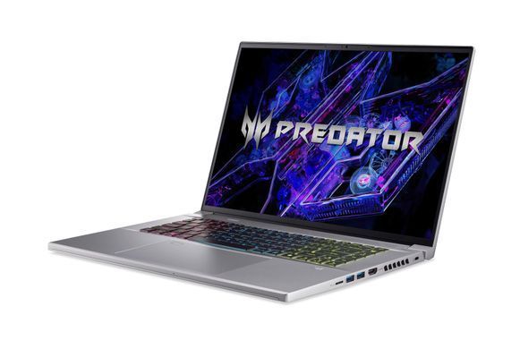 Acer Ноутбук Acer Predator Triton Neo 16 PTN16-51 16" WQXGA, Intel U9-185H, 32GB, F1TB, NVD4060-8, Lin, сріблястий NH.QSAEU.008 фото