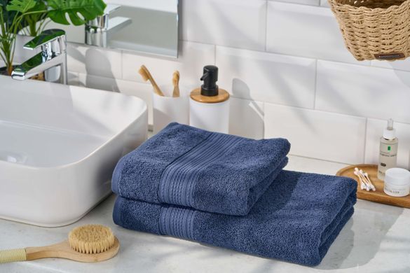 ARDESTO Полотенце махровое Ardesto SuperSoft 50х90см, 100% хлопок, синий