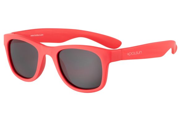 Детские солнцезащитные очки Koolsun красные серии Wave 3-10 лет KS-WARE003 фото
