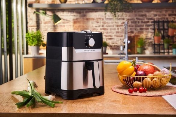 Tefal Мультипіч Easy Fry&Grill, 1550Вт, чаша-4,2л, механічне керування, від 80&deg;C до 200&deg;C, пластик, нерж. сталь EY501D15 фото