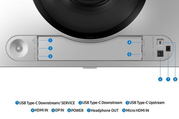 Samsung Монітор 48.7"Odyssey G9 49DG910 HDMI, DP, USB, USB-C, OLED, 5120x1440, 32:9, 144Hz, 0.3ms, CURVED LS49DG910SIXUA фото