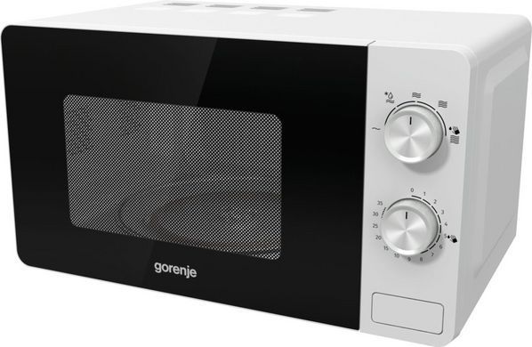 Gorenje Микроволновая печь, 20л, мех. управл., 800Вт, белый MO20E1W фото