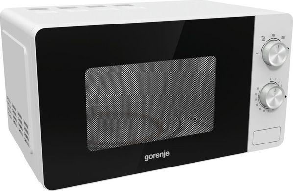 Gorenje Микроволновая печь, 20л, мех. управл., 800Вт, белый MO20E1W фото