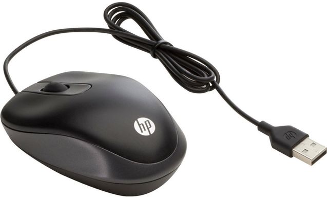 Мышь HP Travel Mouse USB Black G1K28AA фото
