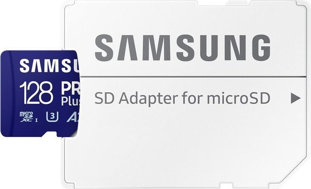 Samsung Карта памяти microSDXC 128GB C10 UHS-I R180MB/s PRO Plus MB-MD128SA/EU фото