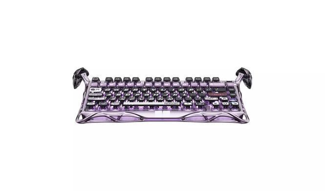 GravaStar Клавіатура механічна Mercury V75 Pro 80keys, Magnetic Jade Gaming, 8K, USB-A, RGB, Iron Purple GS_V75_PRO_PL фото