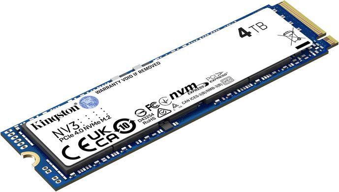 Kingston Накопичувач SSD Kingston M.2 4TB PCIe 4.0 NV3 SNV3S/4000G фото
