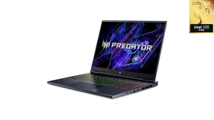 Acer Ноутбук Acer Predator Helios Neo 14 PHN14-71 14.5" 2.8K OLED, Intel U9-285H, 32GB, F1TB, NVD5060-8, Lin, чорний NH.QY4EU.003 фото