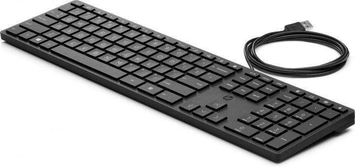Клавіатура НР 320K USB Чорна 9SR37AA фото