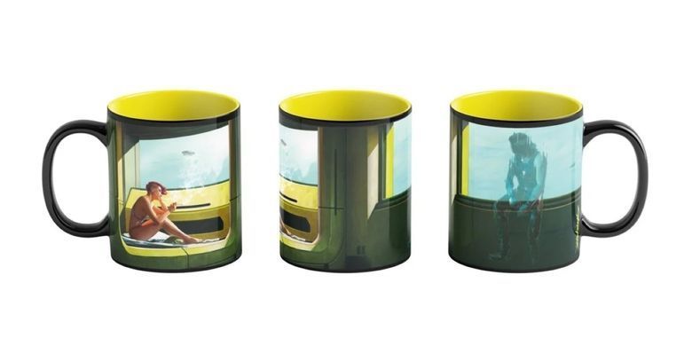 GoodLoot Чашка Game Art Chronicles Cyberpunk 2077 V & Edward Hopper 5908305247647 фото