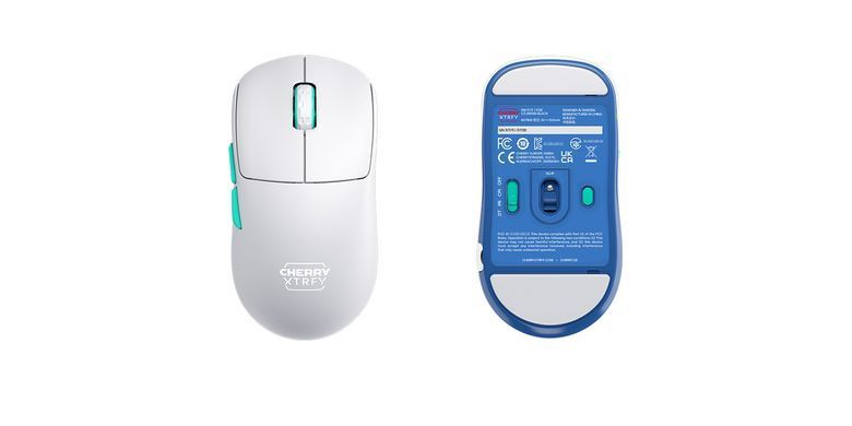 Cherry Xtrfy Миша M68, WL/USB-A, RGB, білий CX-M68W-WHITE фото