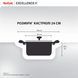 Tefal Casserole Tefal Excellence+, with lid, 24 cm, aluminum, glass, bakelite, black 4 - магазин Coolbaba Toys