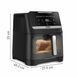 Tefal Мультипіч Tefal Easy Fry Silence XXL, 1800Вт, чаша-7, сенсорне керув., 10 програм, з віконцем, пластик, чорний 4 - магазин Coolbaba Toys