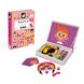 Магнітна книга Janod Смішні обличча - дівчинка 55 ел. 4 - магазин Coolbaba Toys