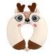 ARDESTO Подушка для шиї Travel Reindeer 30х30см, поліуретанова піна, білий 1 - магазин Coolbaba Toys