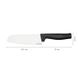 Кухонный нож Santoku Fiskars Hard Edge, 16,1 см 4 - магазин Coolbaba Toys