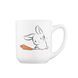 ARDESTO Чашка Bunny, 380мл, керамика, бело-серый 3 - магазин Coolbaba Toys