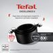 Tefal Casserole Tefal Excellence+, with lid, 24 cm, aluminum, glass, bakelite, black 3 - магазин Coolbaba Toys