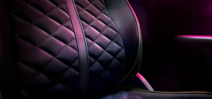 Razer Крісло Enki X ПУ шкіра, 2D-Armrests, чорно-зелений RZ38-03880100-R3G1 фото