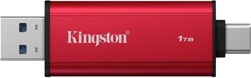Kingston Портативний SSD Kingston 1TB USB 3.2 Gen 2 Dual USB-A R1050/W950MB/s SPSD/1TB фото