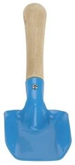 Лопатка металева goki з дерев'яною ручкою синя 63929G-2 - купити в інтернет-магазині Coolbaba Toys