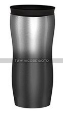 ARDESTO Термокухоль Metallic 450 мл, нержавіюча сталь, чорний AR2645BM фото