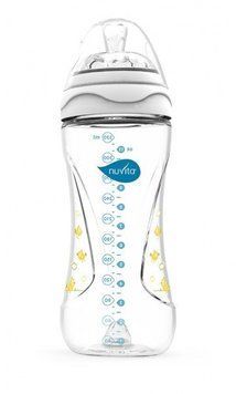 Дитяча пляшечка Nuvita Mimic 330 мл 4м+ Антиколікова, біла NV6050White фото
