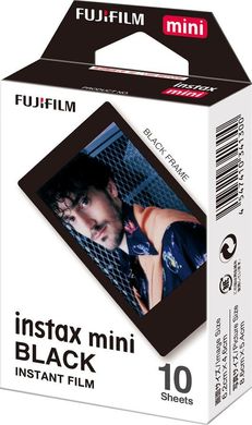 Фотопапір Fujifilm INSTAX MINI BLACK FRAME (54х86мм 10шт) 16537043 фото