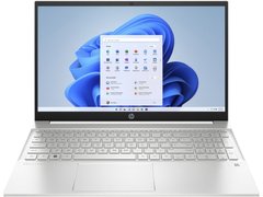 HP Ноутбук Pavilion 15-eh1126ua 15.6" FHD IPS AG, AMD R7-5700U, 16GB, F1024GB, UMA, Win11, білий 9H8M3EA фото