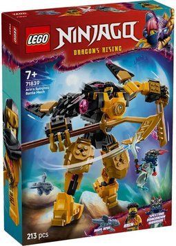 LEGO Конструктор LEGO Ninjago Бойовий робот Арін Спін-джитсу 71839 фото