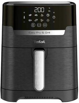 Tefal Мультипіч Easy Fry&Grill Precision, 1550Вт, чаша-4,2л, сенсорне керування, 8 програм, гриль, пластик, чорний EY505815 фото